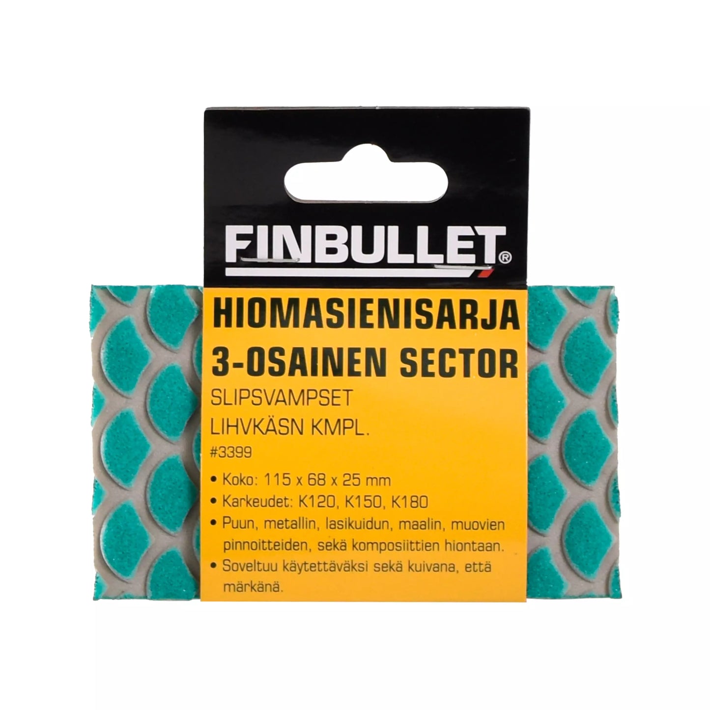 Finbullet Hiomasienisarja 3-osainen sector