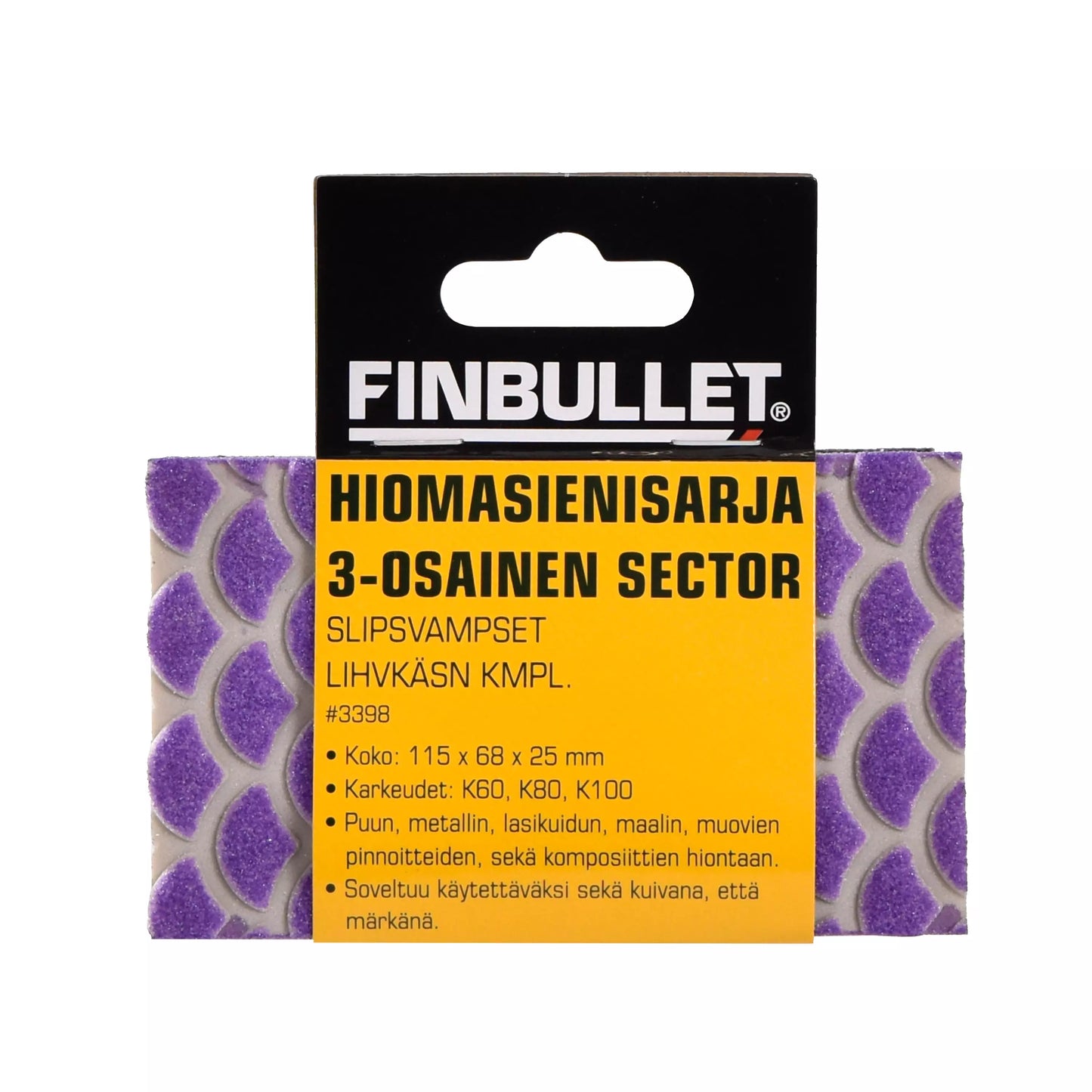 Finbullet Hiomasienisarja 3-osainen sector