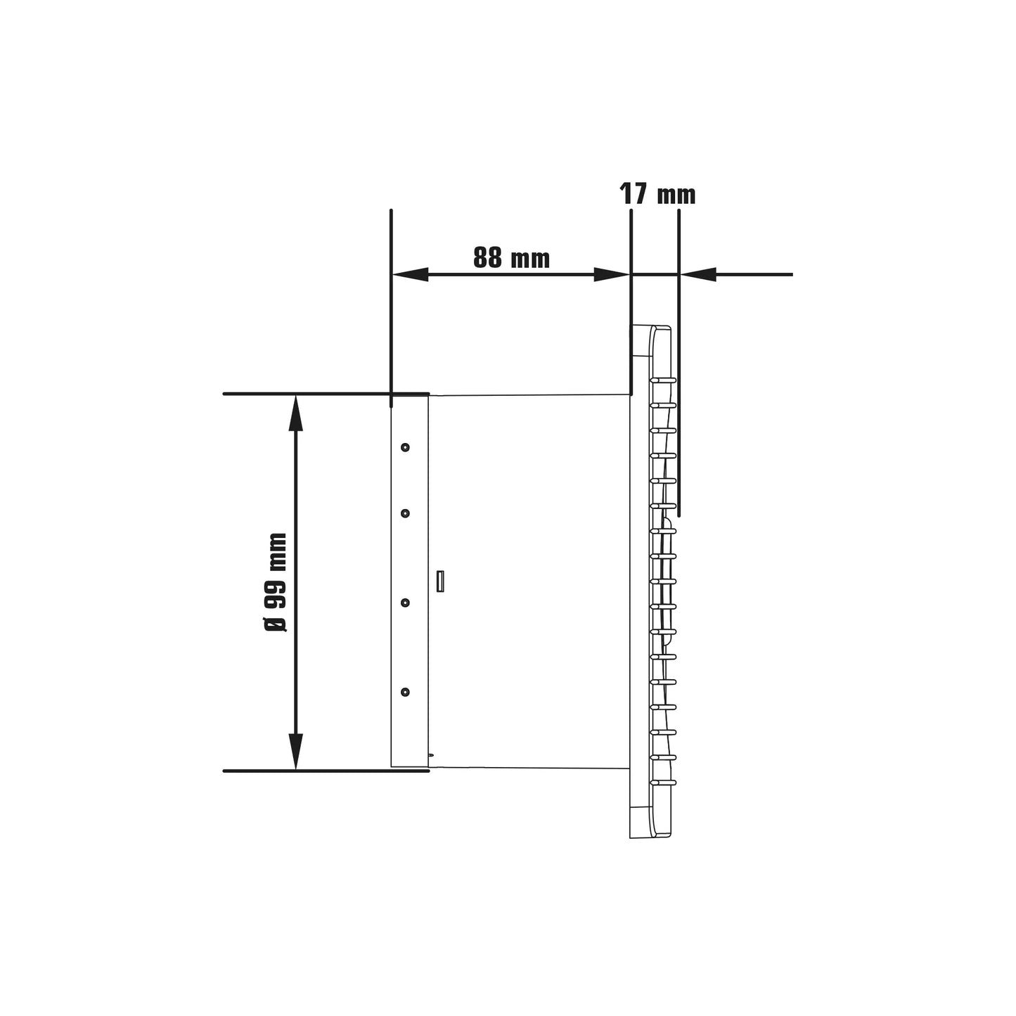 Båden Exhaust fan ø100mm 15W IPX4
