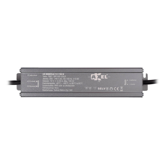 AXXEL LED muuntaja 220-240V 100W 12VDC
