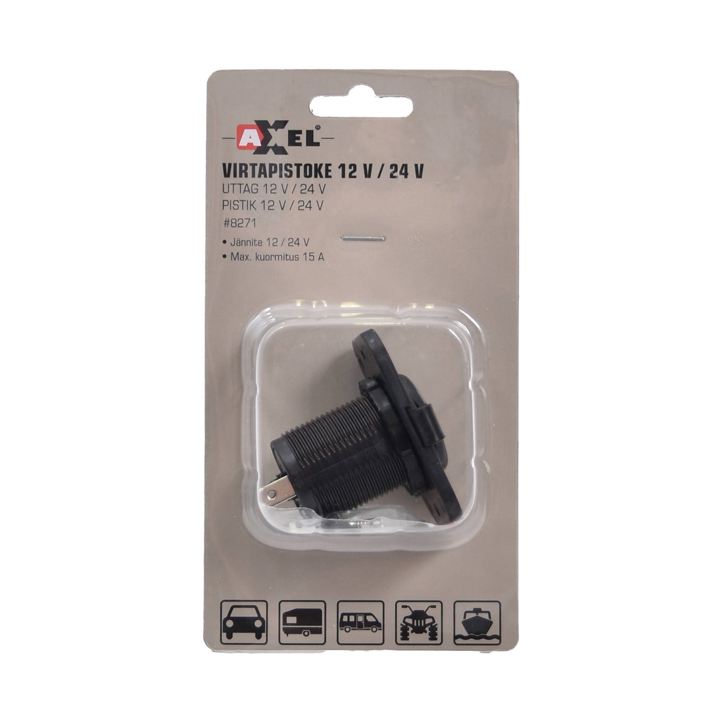 Autoplug 12-24VDC 15A max 15A max