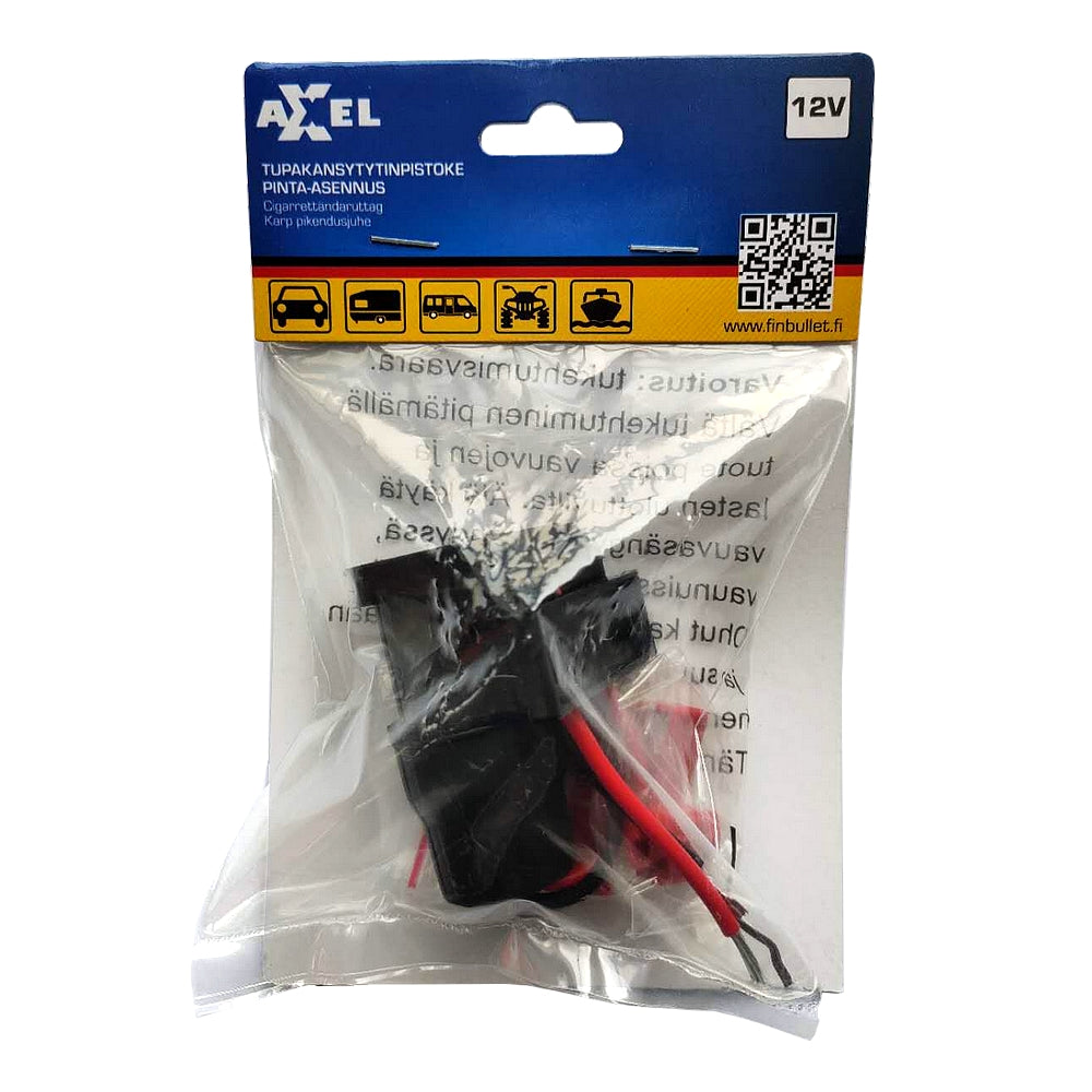 Axxel Tupakansytytinpistoke pinta-asennus 12 V