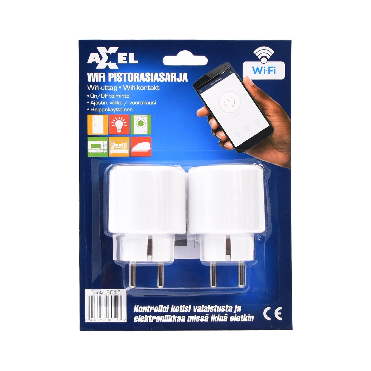 Axxel WiFi socket set 2 pcs