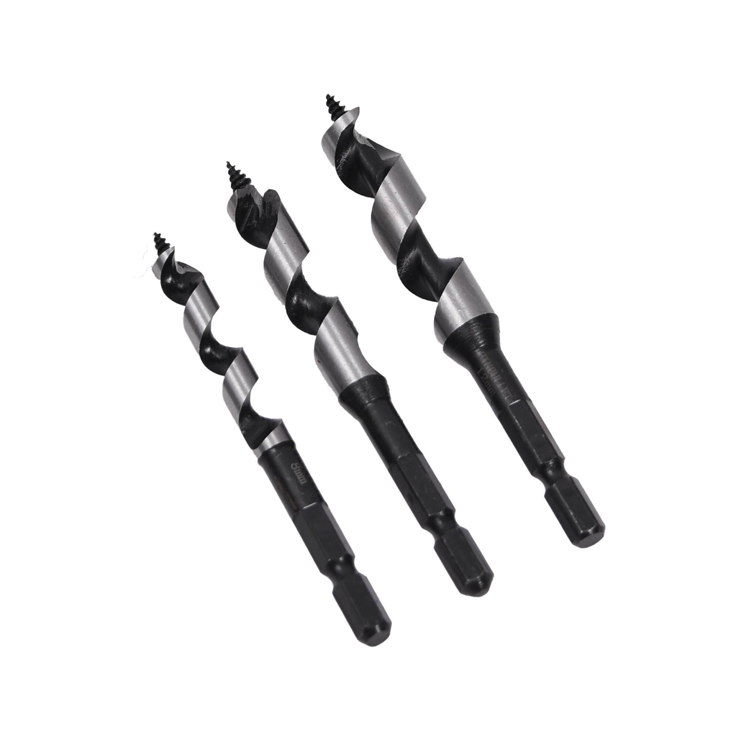 Finbullet Bit machine wood drill set 8-12 mm 3-piece