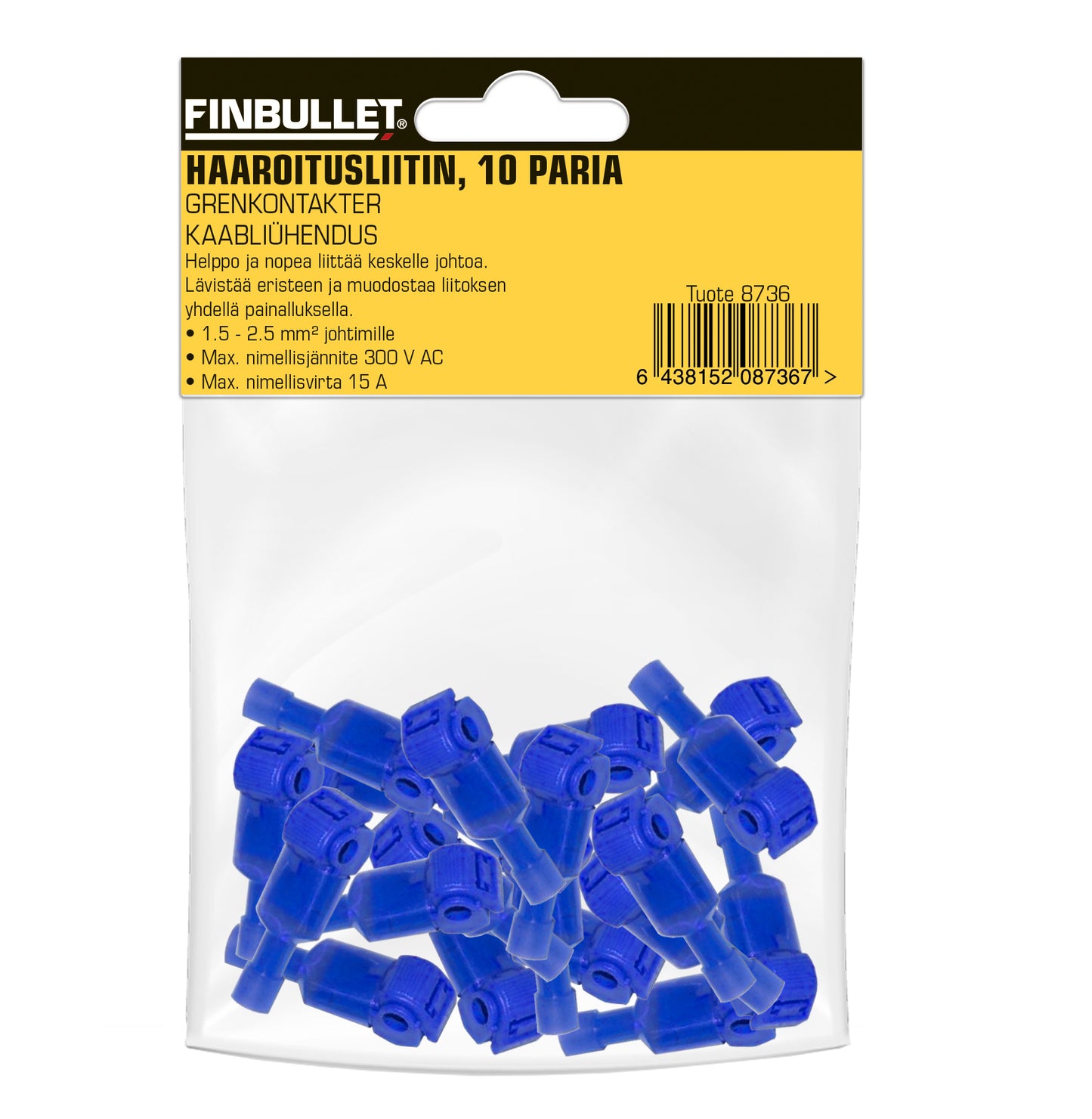 Finbullet Branch connector 1.5-2.5 mm² 10 branches