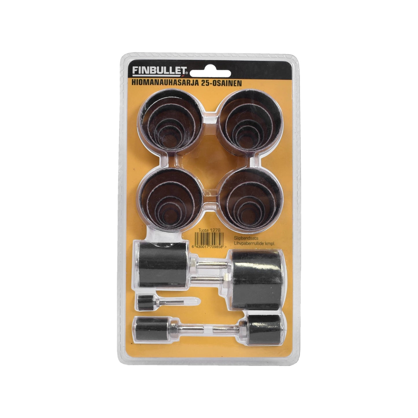 Finbullet Sanding belt holder set 25 pieces
