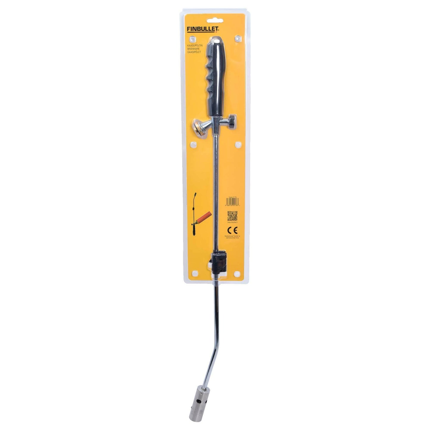 Finbullet Kaasupoltin piezo 600mm 7/16" kierteellä