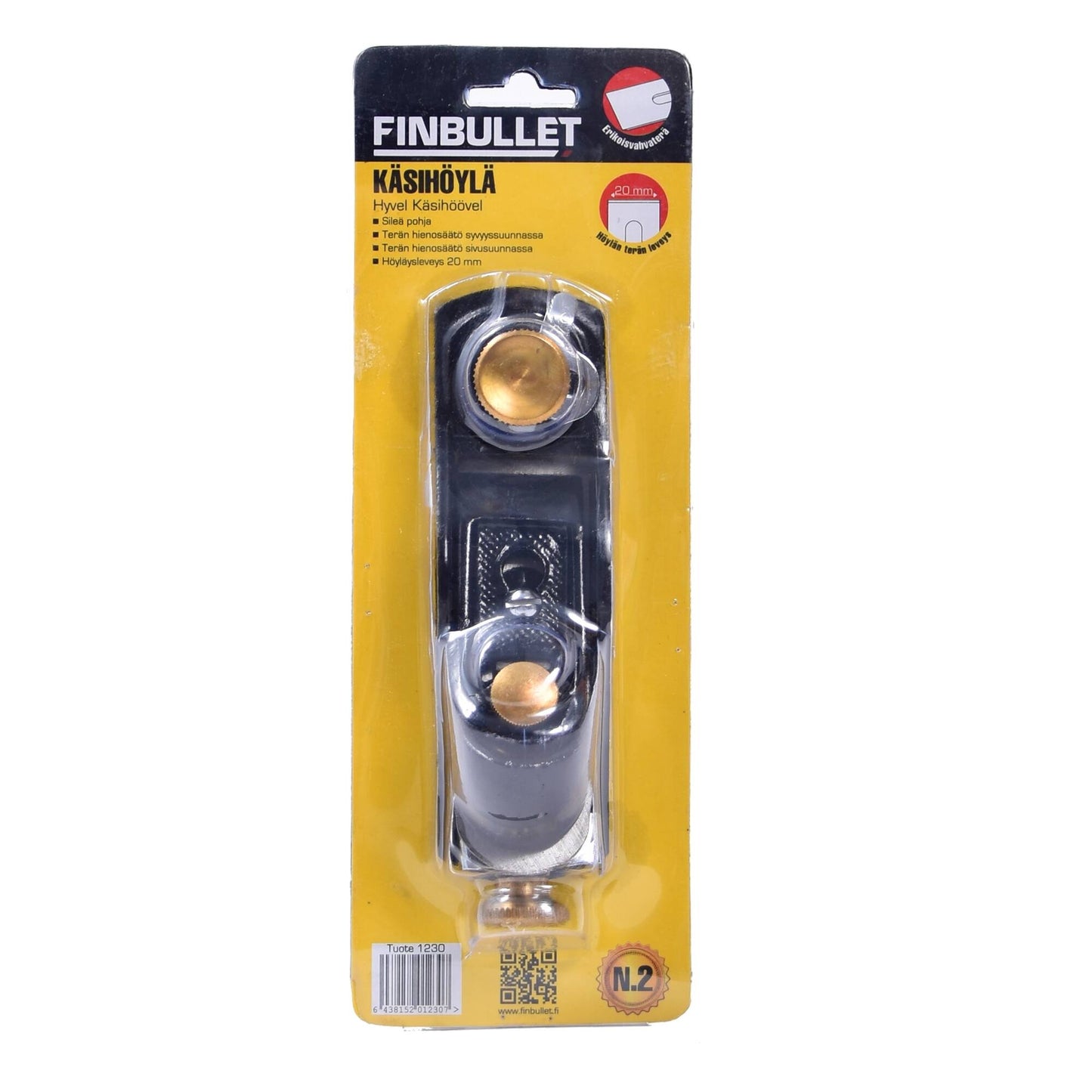 Finbullet Käsihöylä No2 35x155mm