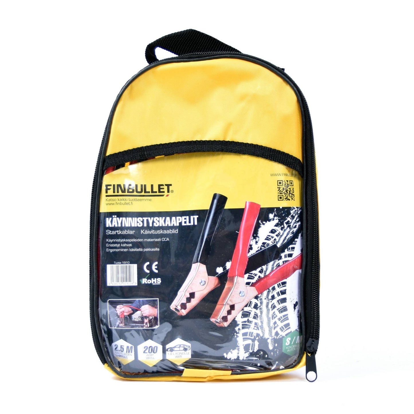 Finbullet Starter cables 200A 2.5m