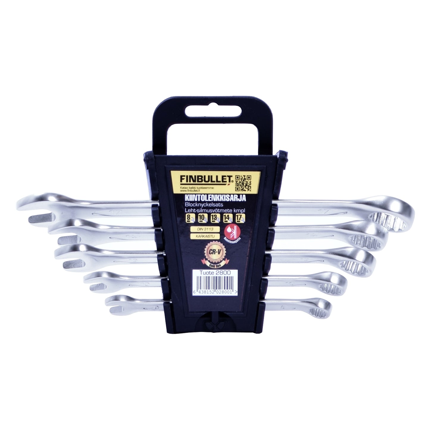 Finbullet Spanner set 5 parts 8-17 mm
