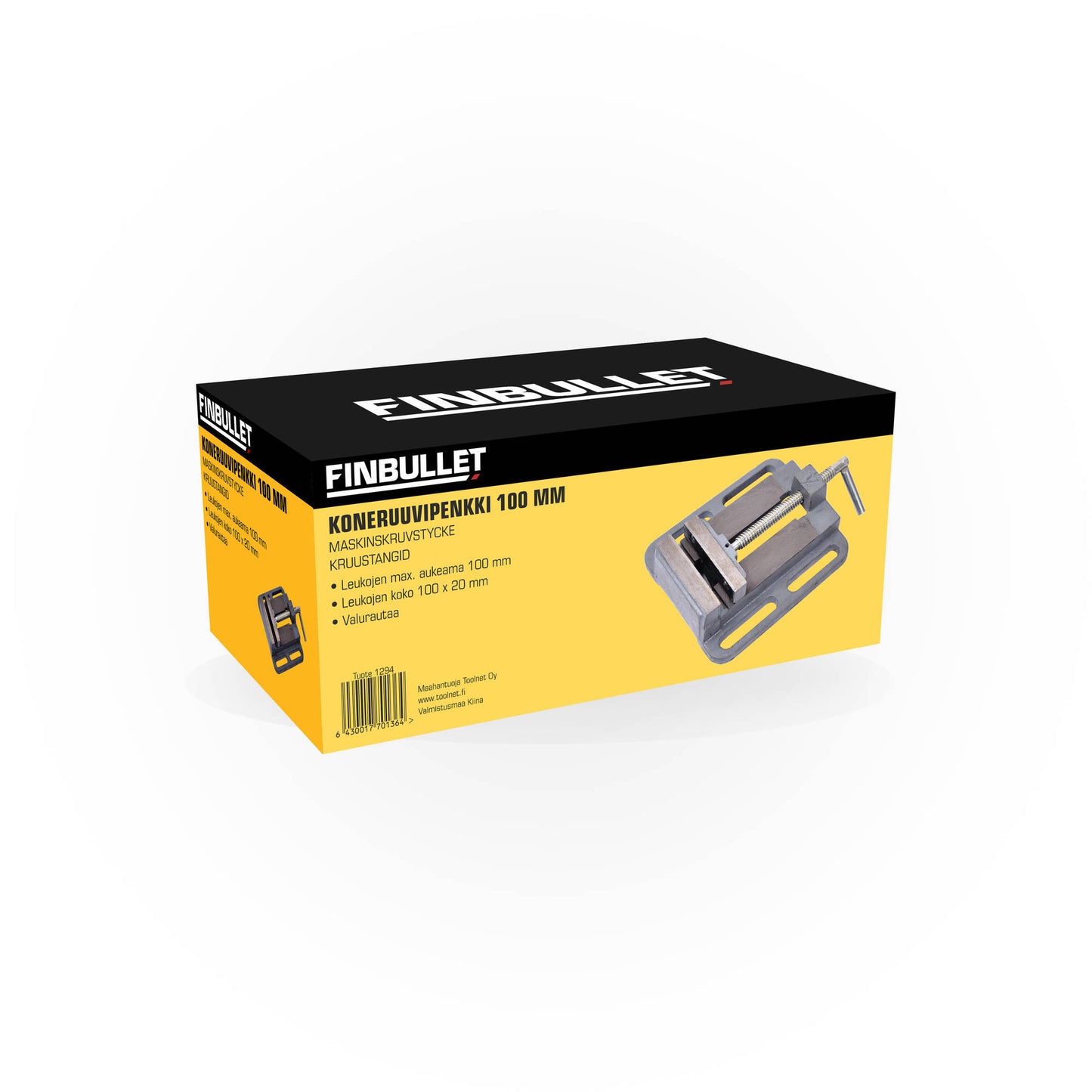 Finbullet Machine vise 100mm