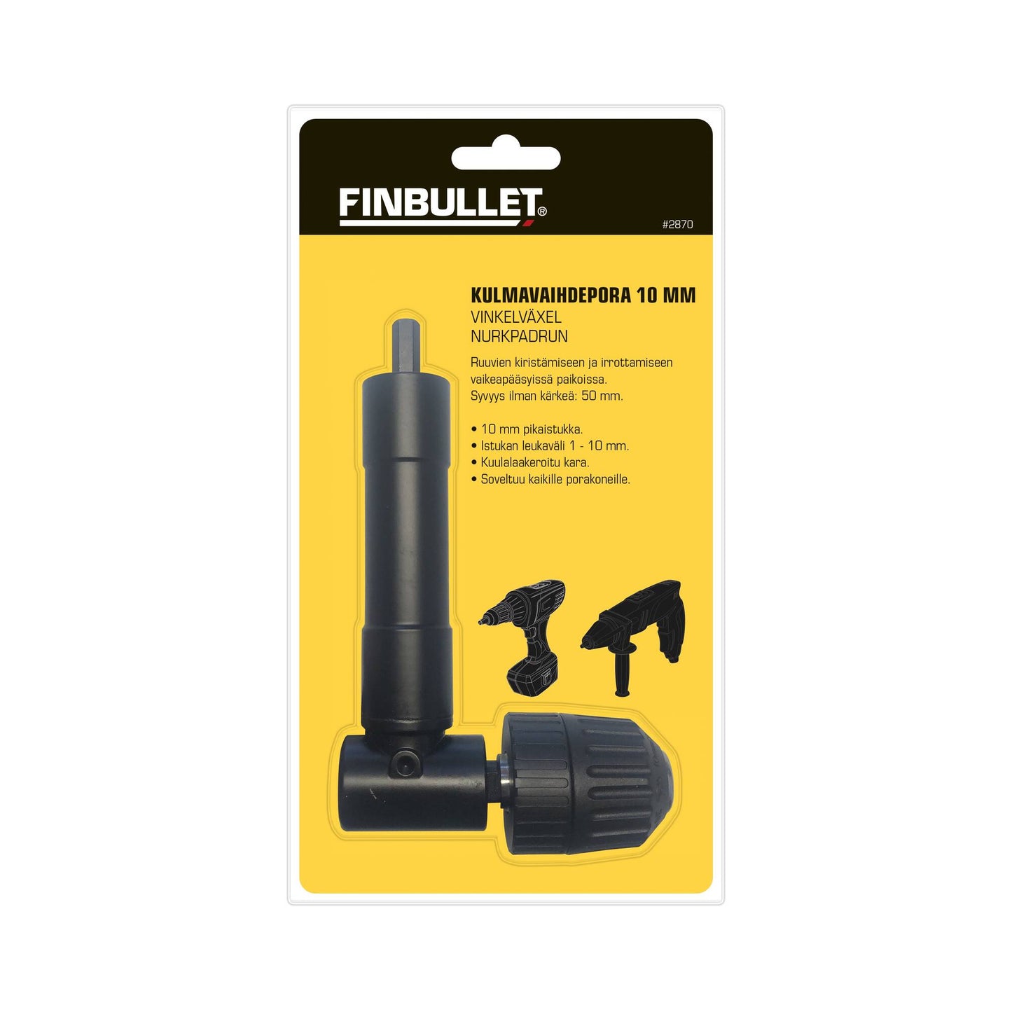 Finbullet Angle gear 3/8"