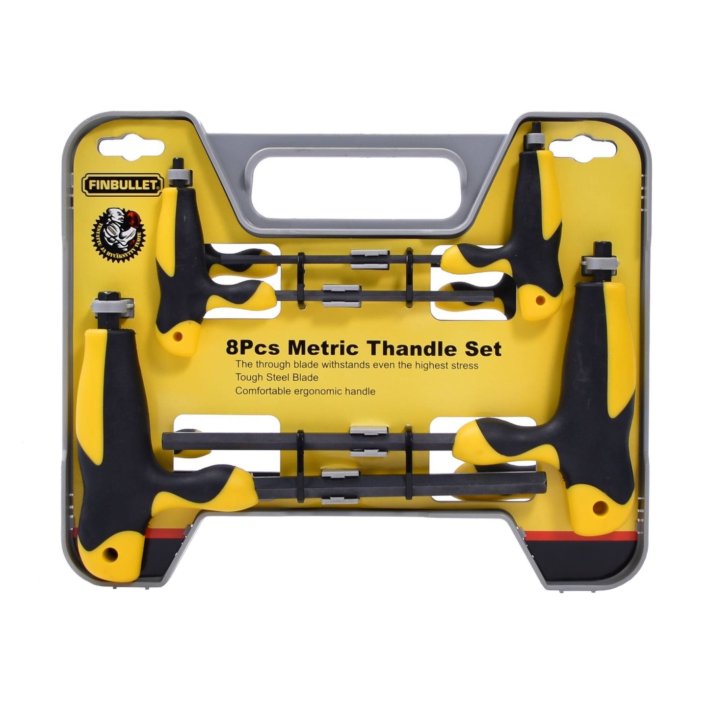 Finbullet Hexagon socket set T-handle 8-piece