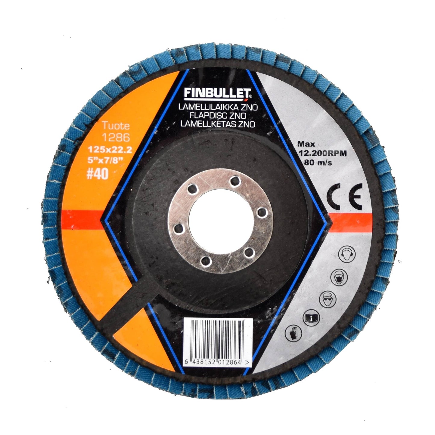 Finbullet Lamellilaikka 125mm Zircon 40
