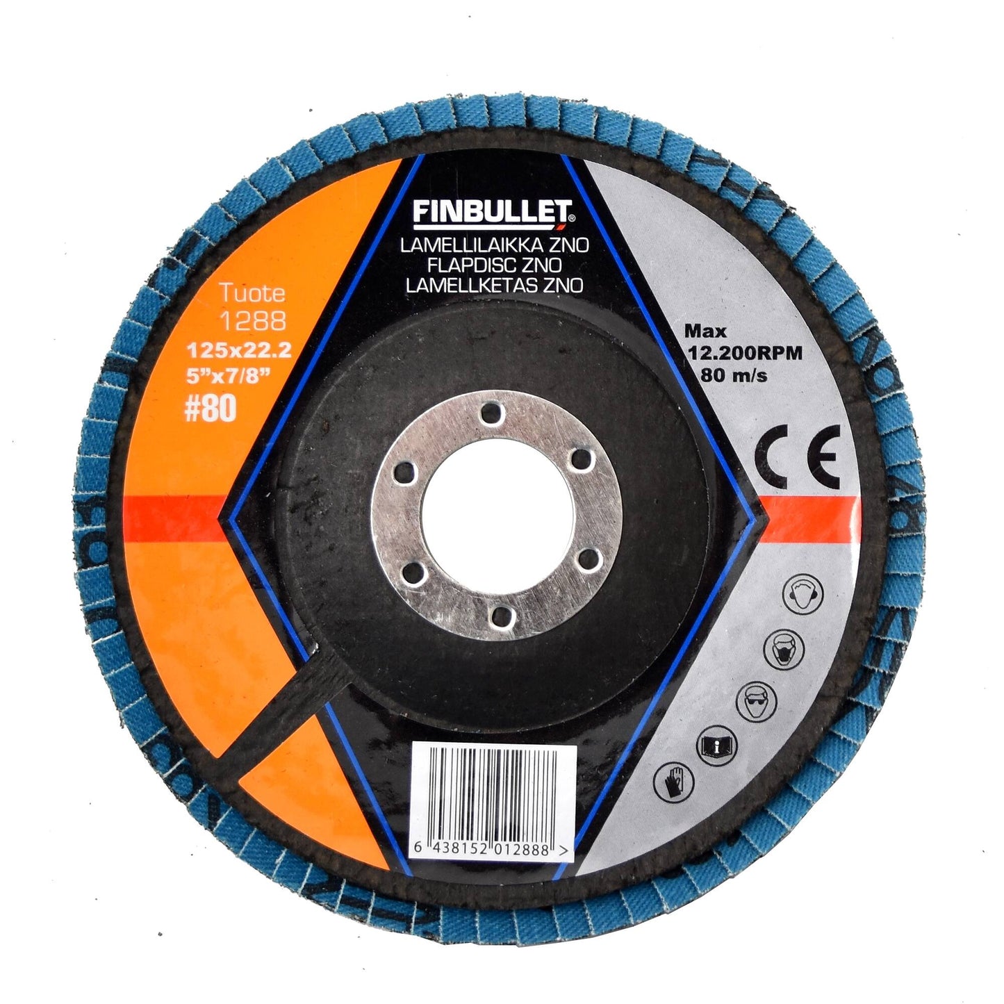 Finbullet Lamellilaikka 125mm Zircon 80