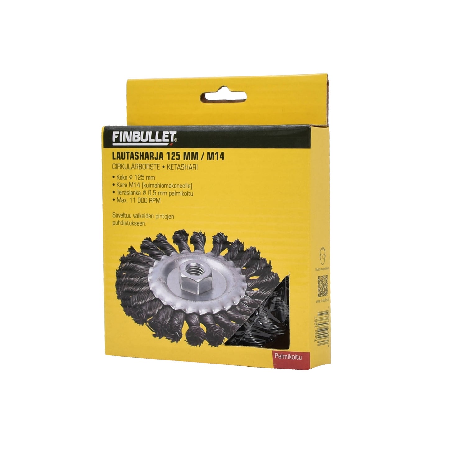 Finbullet Lautasharja 125mm M14