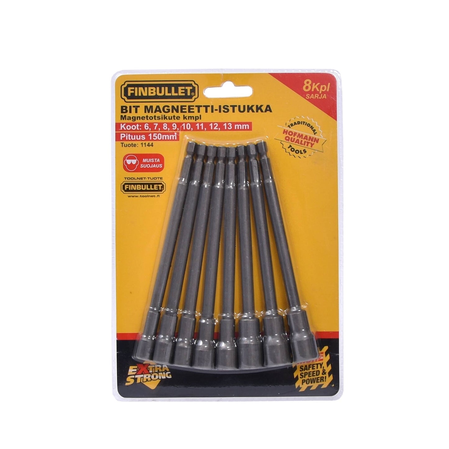 Finbullet Magneettihylsysarja 150 mm