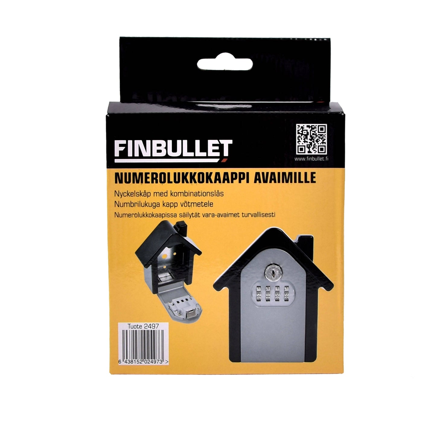 Finbullet Number lock cabinet for keys "house"