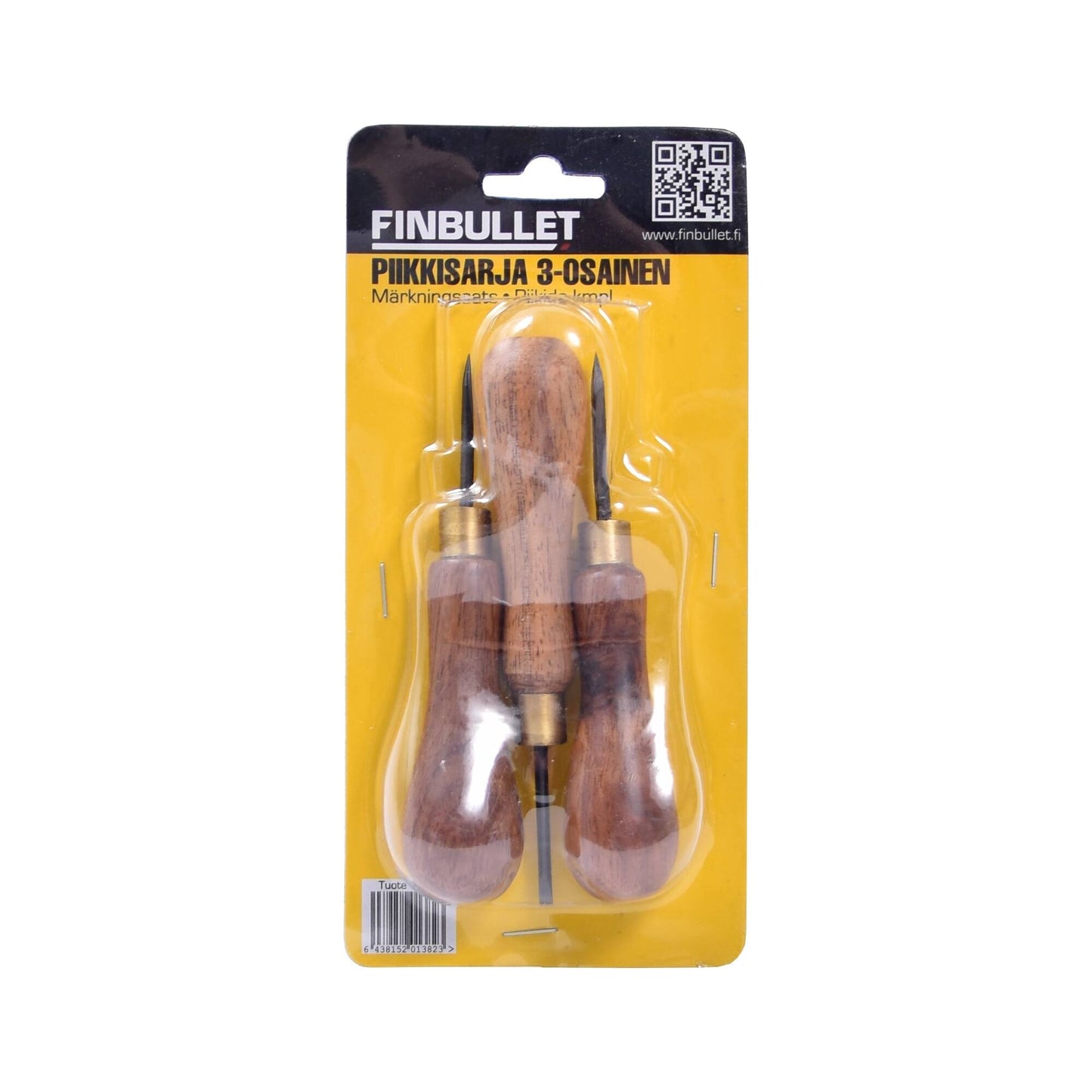 Finbullet Spike set with wooden handle 3-part