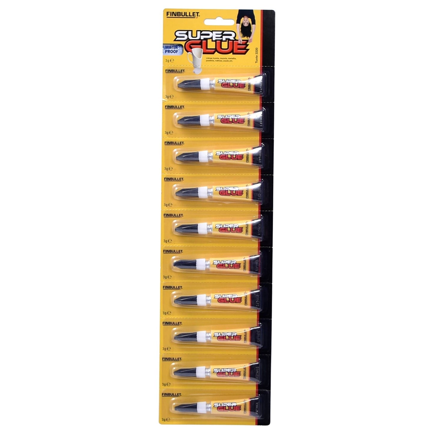 Finbullet Pikaliima 3g 10kpl