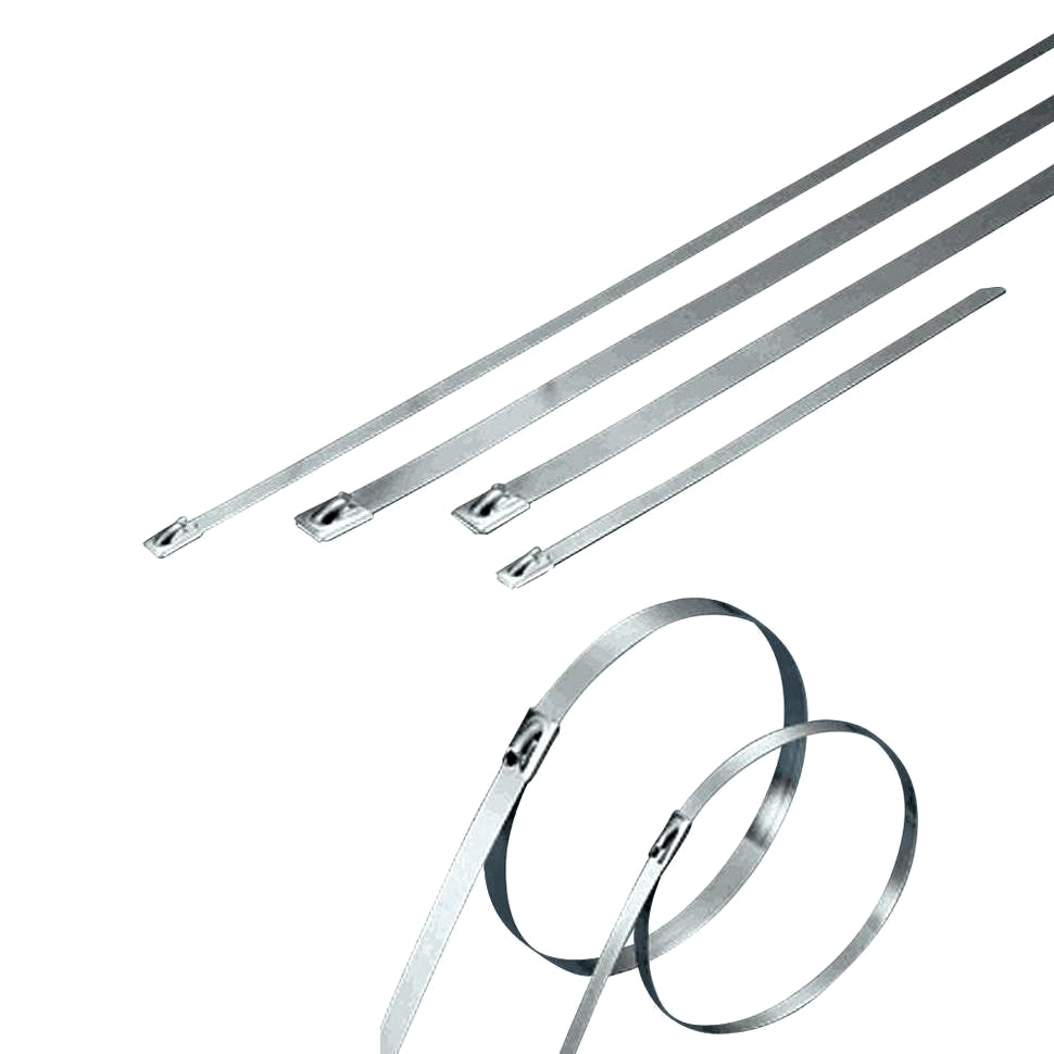 Finbullet Stainless steel cable ties 10 pcs 7.6x250mm
