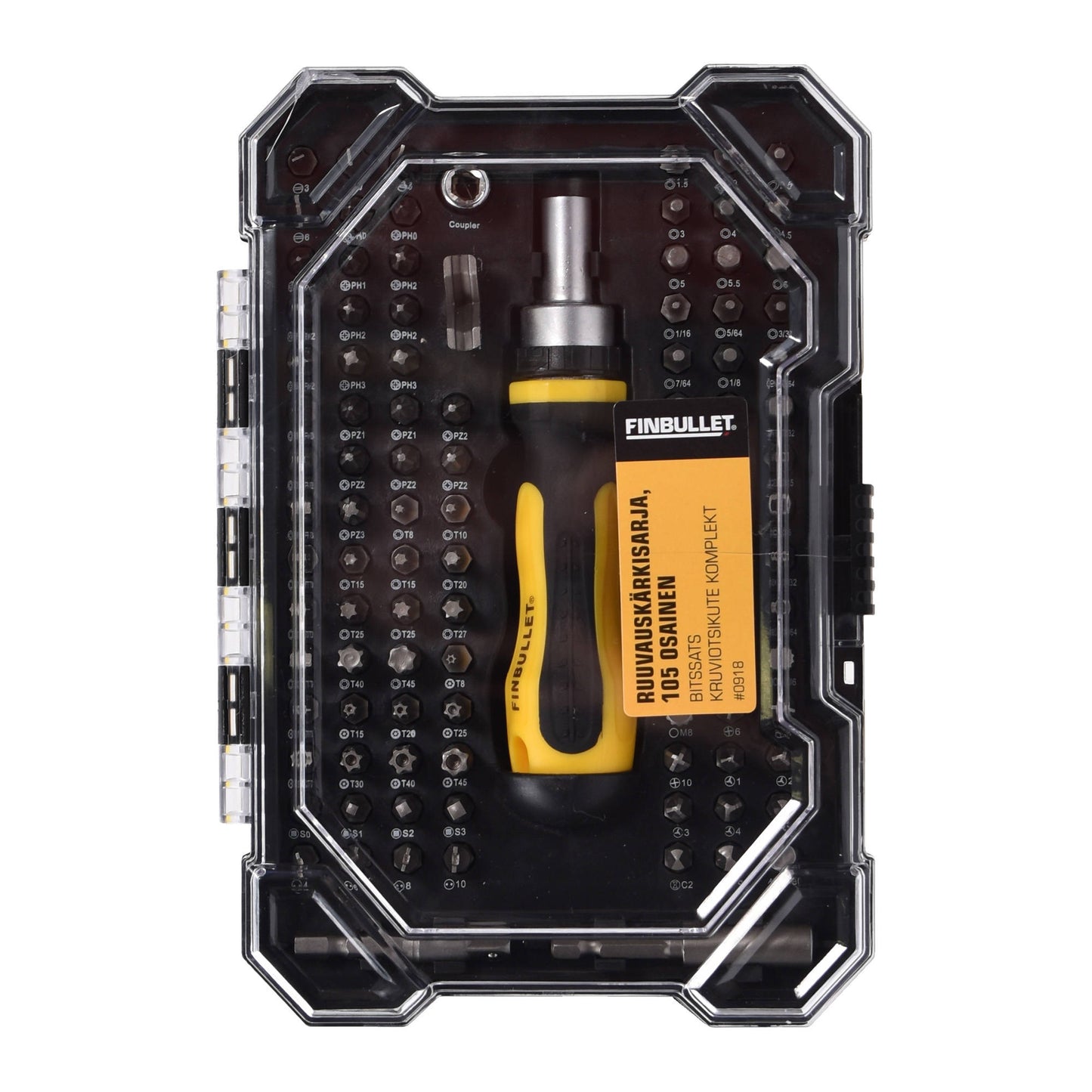 Finbullet Screwdriver bit set 105 pieces