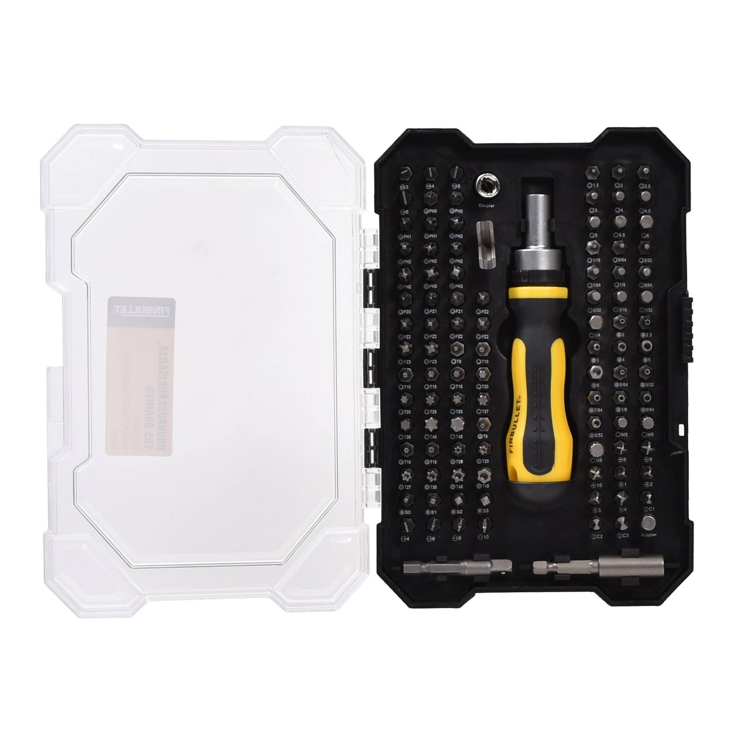 Finbullet Screwdriver bit set 105 pieces