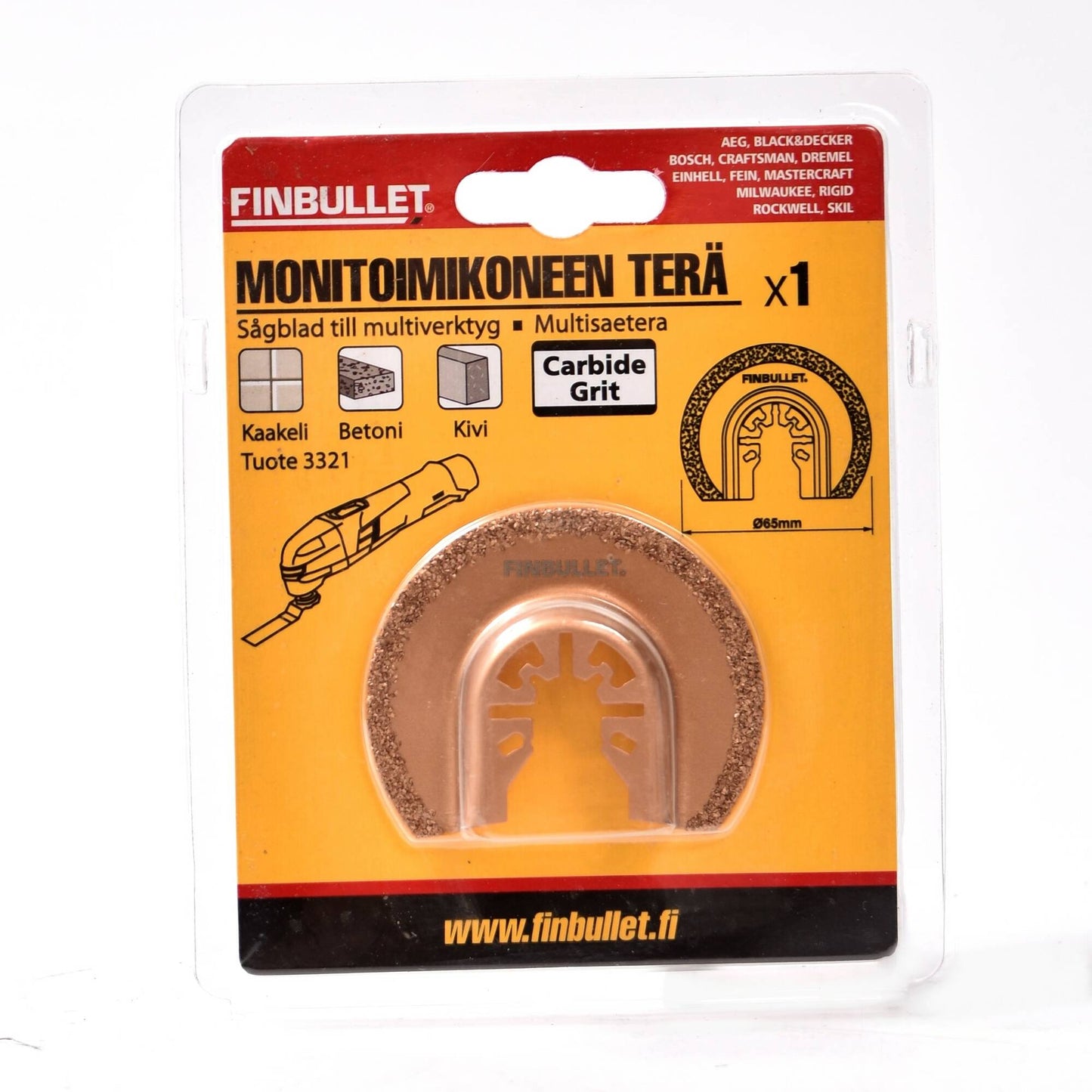 Finbullet Segmenttisahanterä 65mm