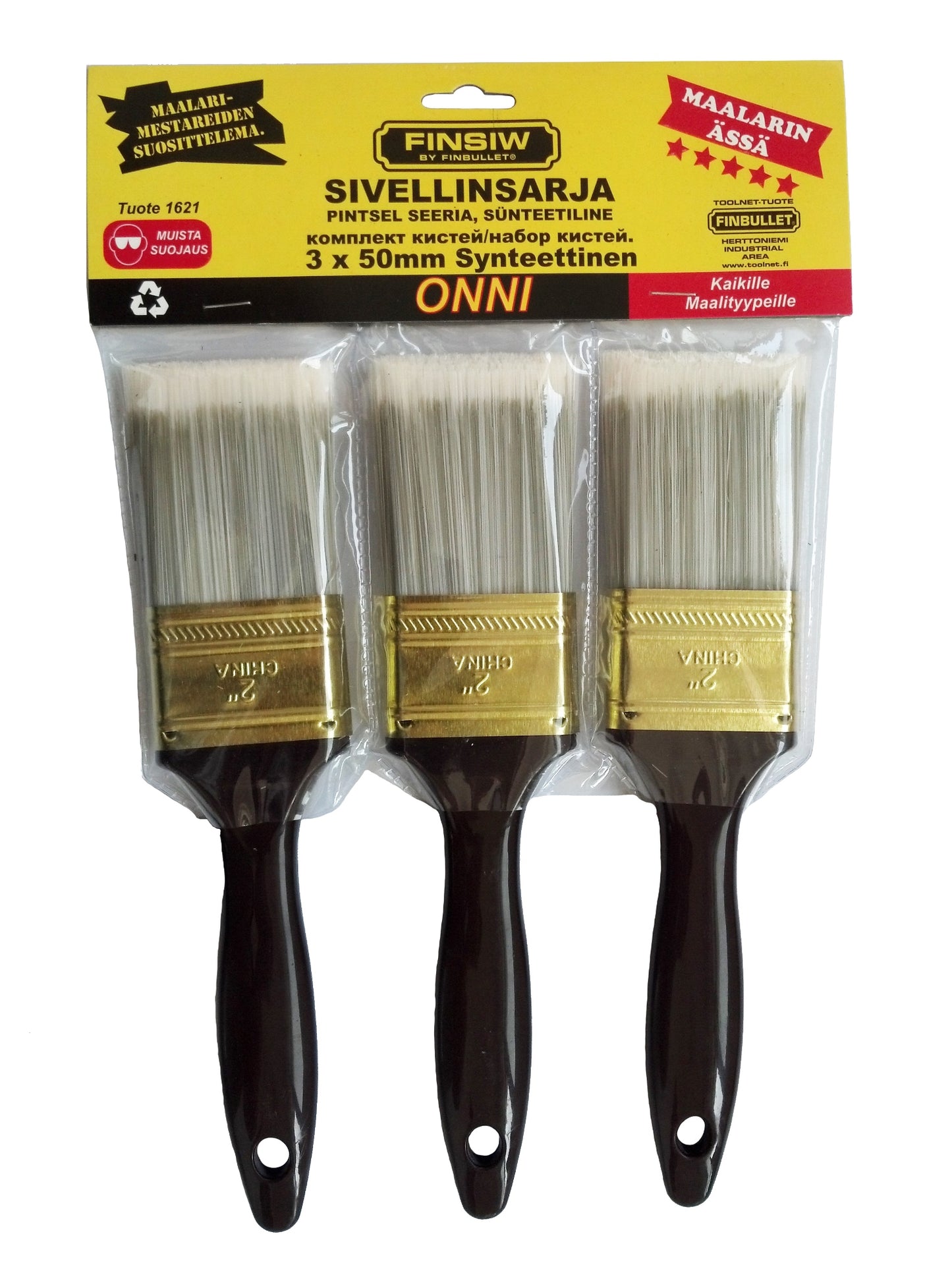 Finbullet Sivellinsarja Onni 50 mm 3kpl