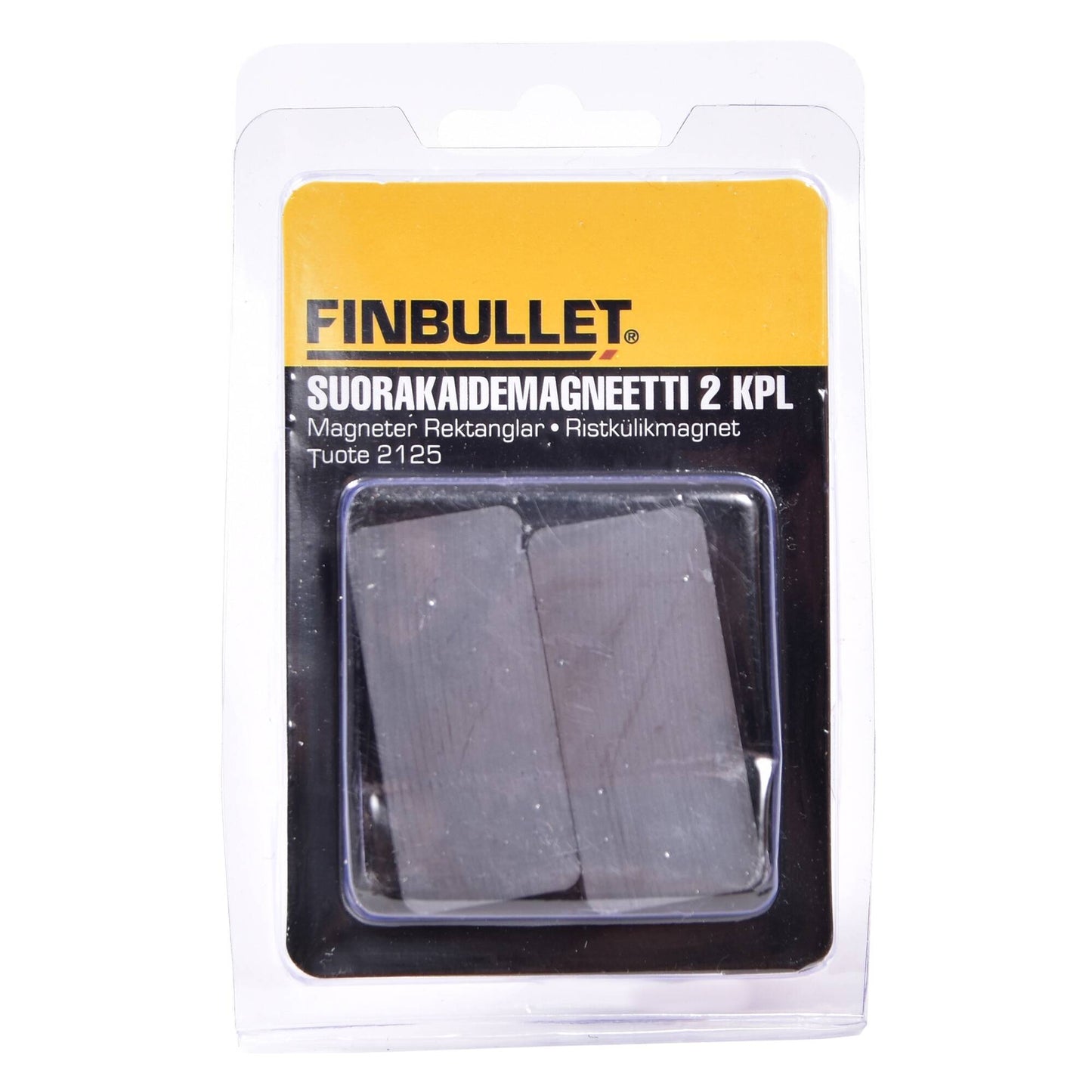 Finbullet Rectangular magnets 2 pcs