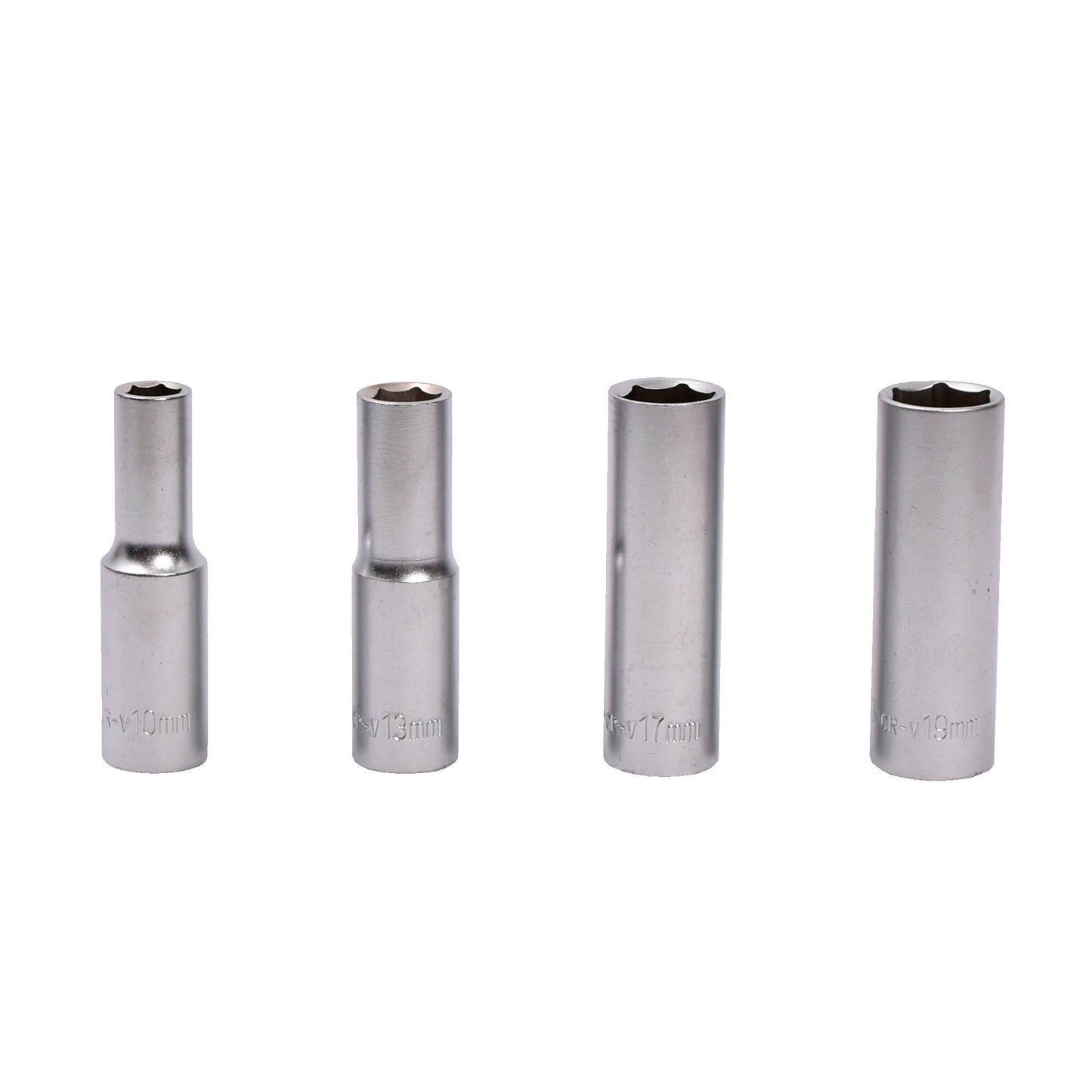 Finbullet Deep socket set 1/2" 4-section 10-19 mm