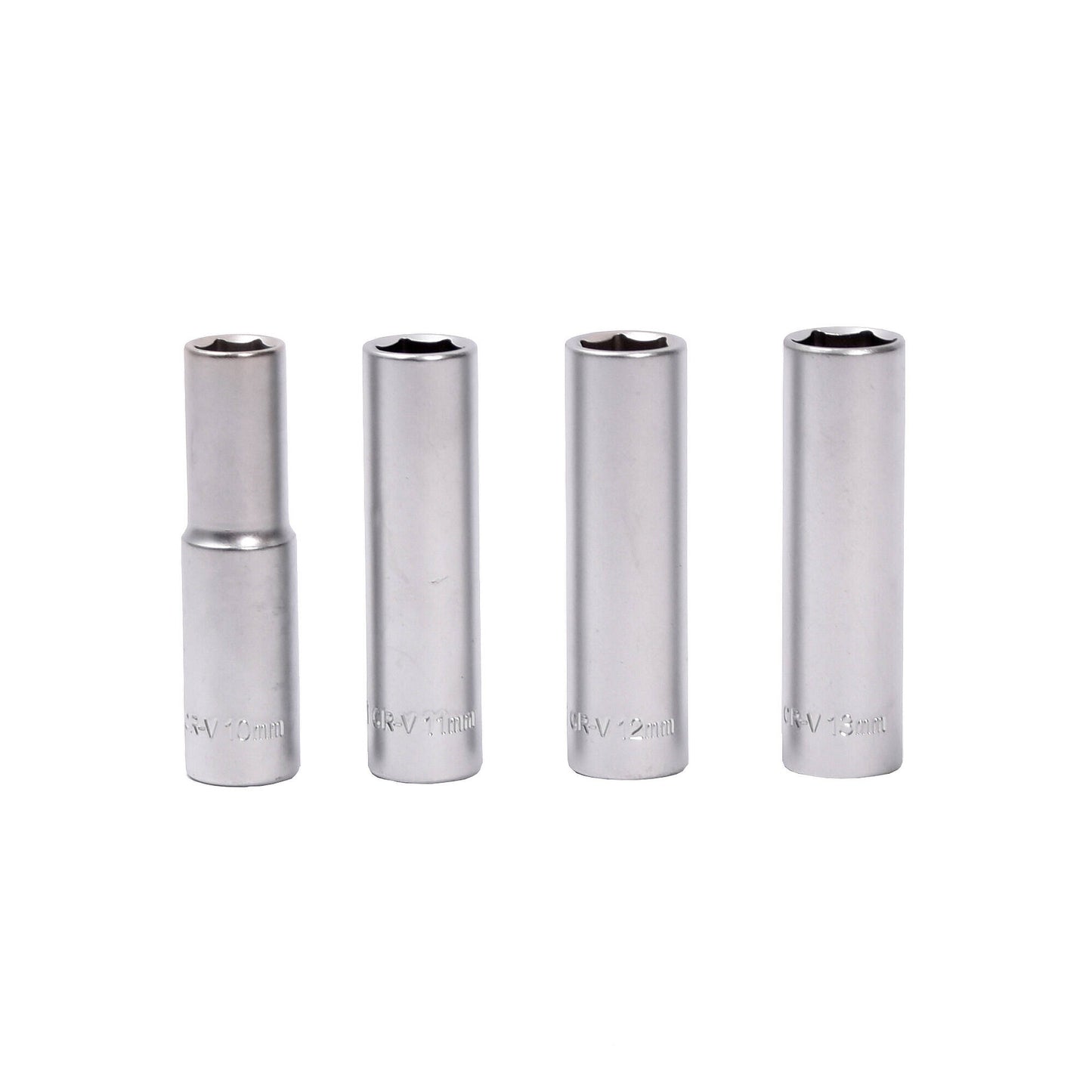Finbullet Deep socket set 3/8" 4-part 10-13 mm
