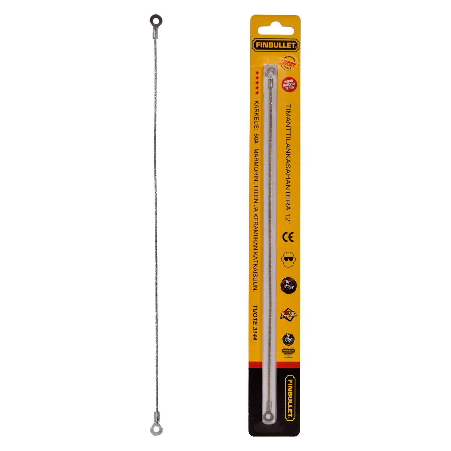 Finbullet Diamond wire saw blade 12"