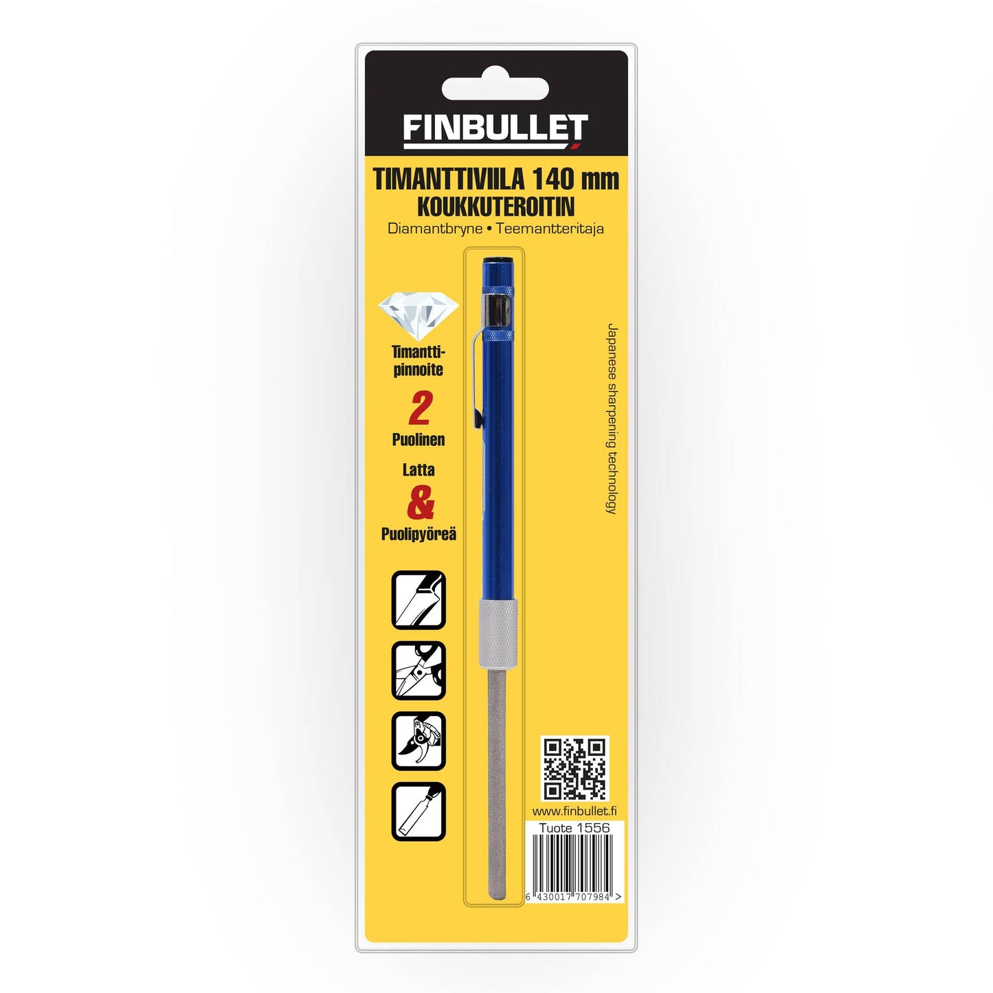 Finbullet Diamond file 140 mm
