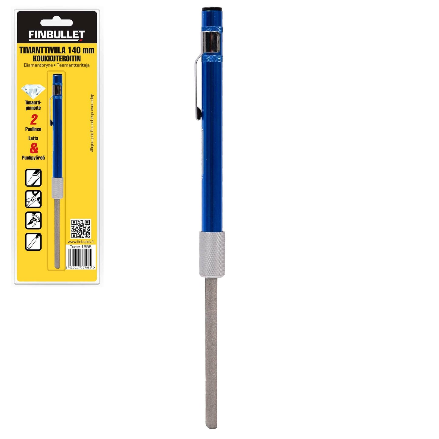 Finbullet Diamond file 140 mm