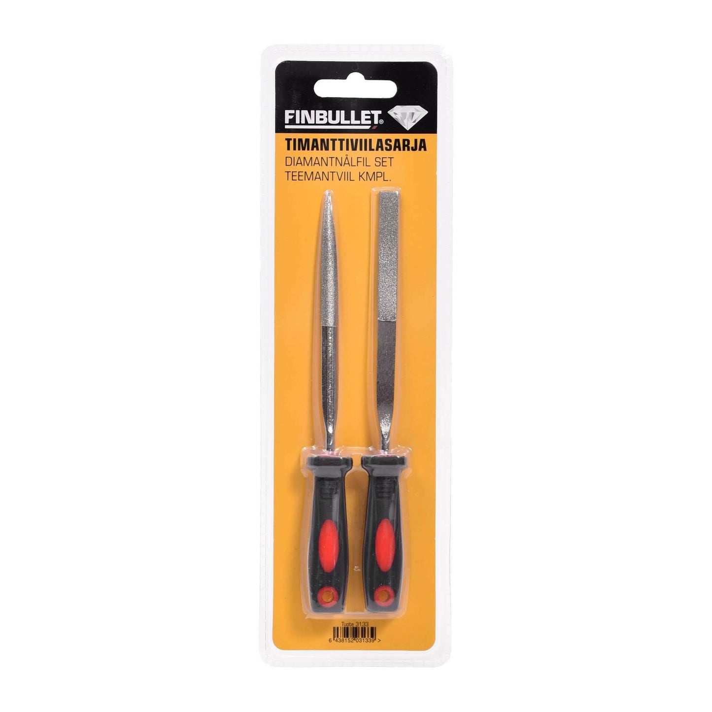 Finbullet Diamond file set 2-part 180mm