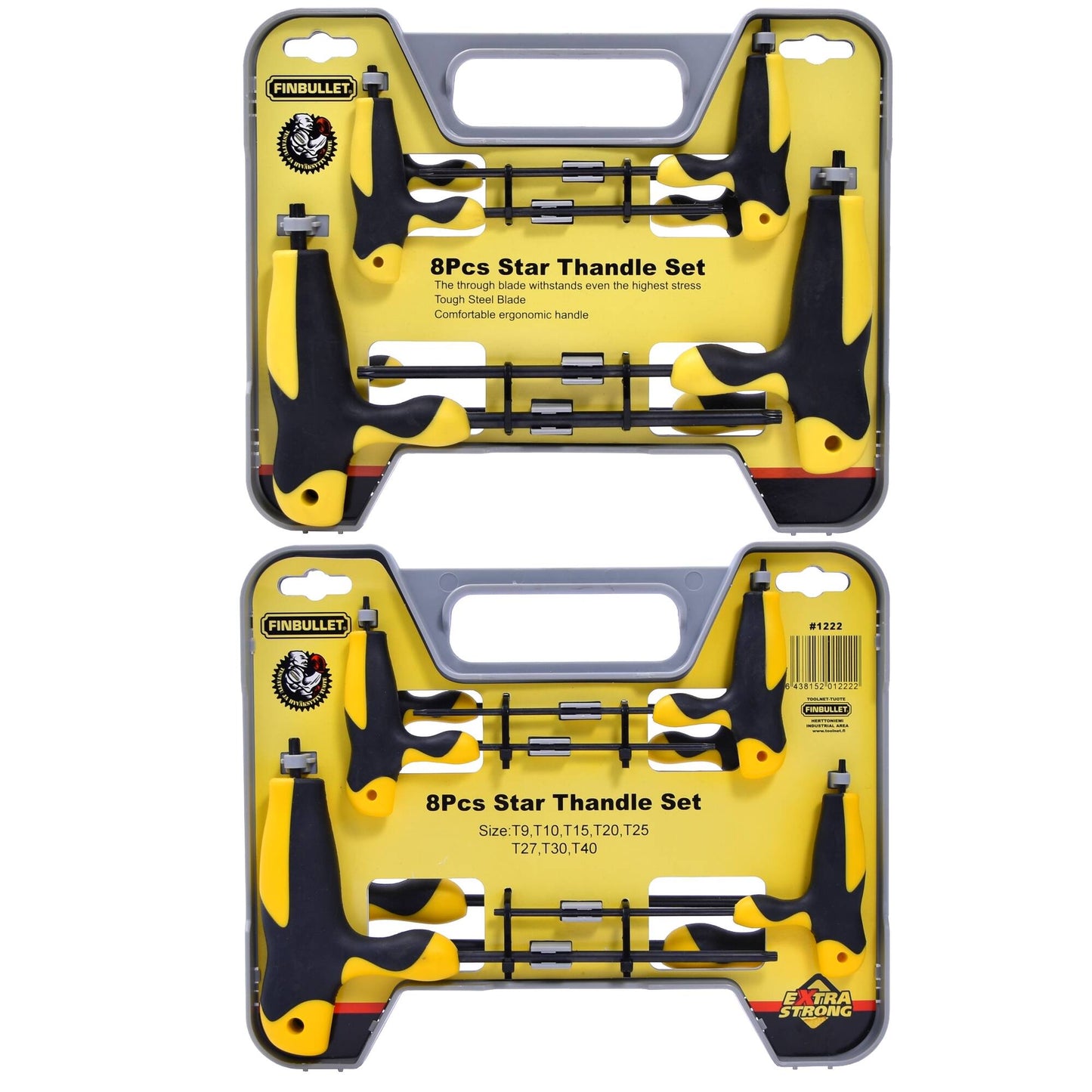 Finbullet Torx wrench set T-handle 8-piece