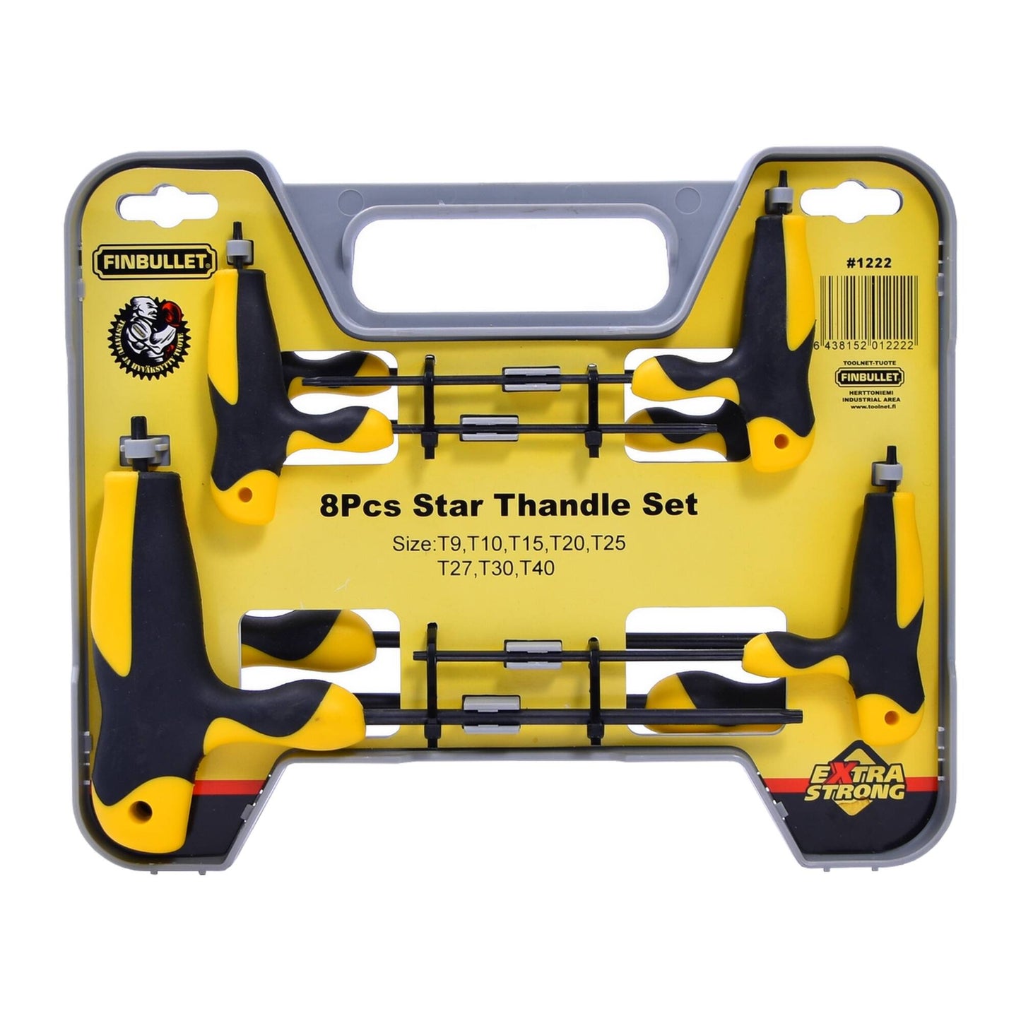 Finbullet Torx wrench set T-handle 8-piece