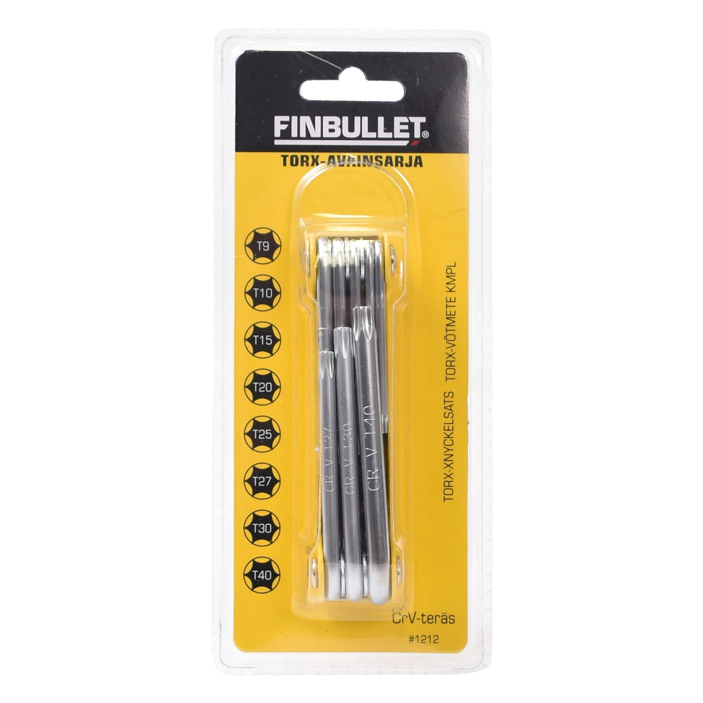 Finbullet Torx key set T9-T40 8-piece