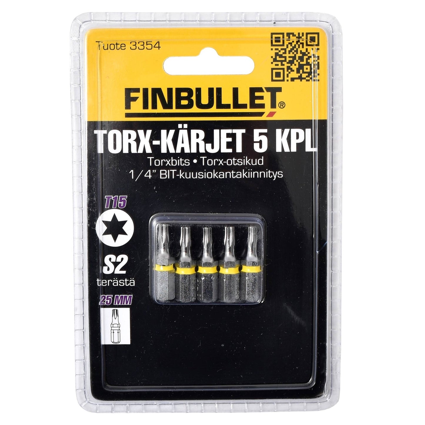 Finbullet Torx screwdriver bit set
