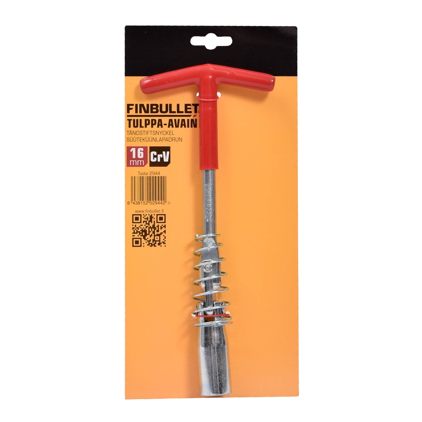 Finbullet Plug wrench with T-handle 16mm