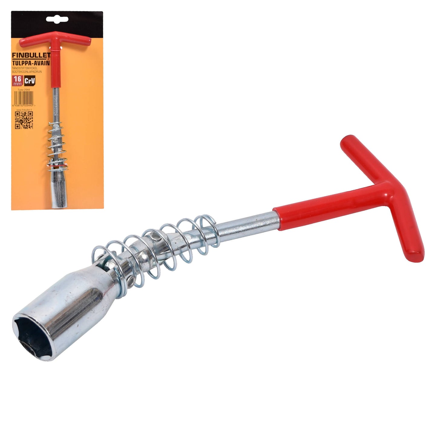 Finbullet Plug wrench with T-handle 16mm