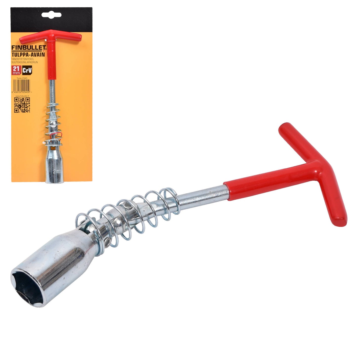 Finbullet Plug wrench with T-handle 21mm