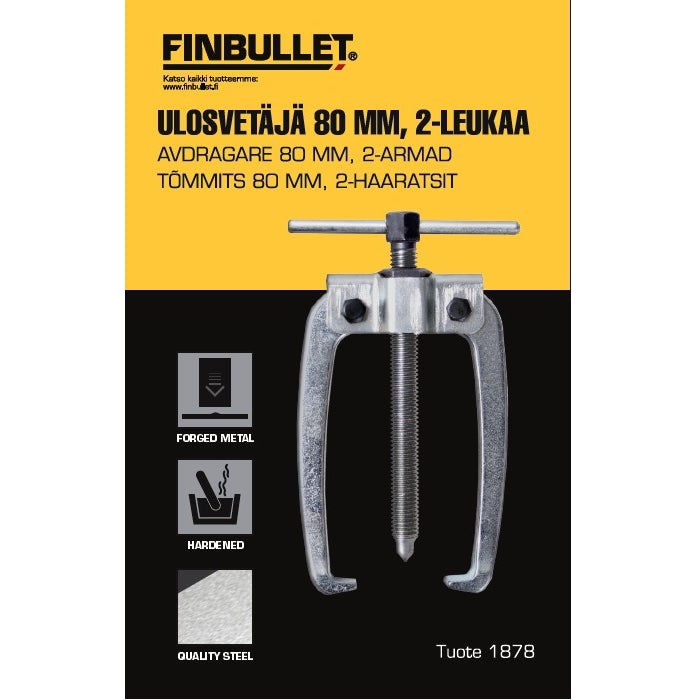 Finbullet Extractor 2-Jaw 80mm