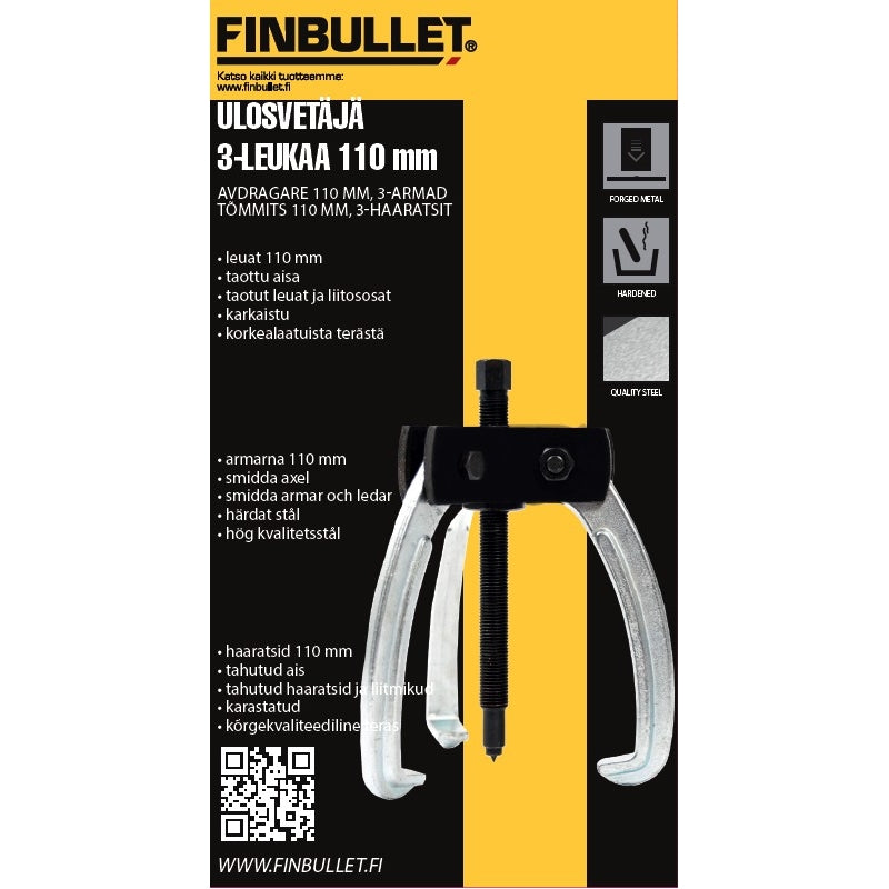 Finbullet Extractor 3-Jaw 110mm