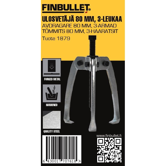 Finbullet Extractor 3-Jaw 80mm