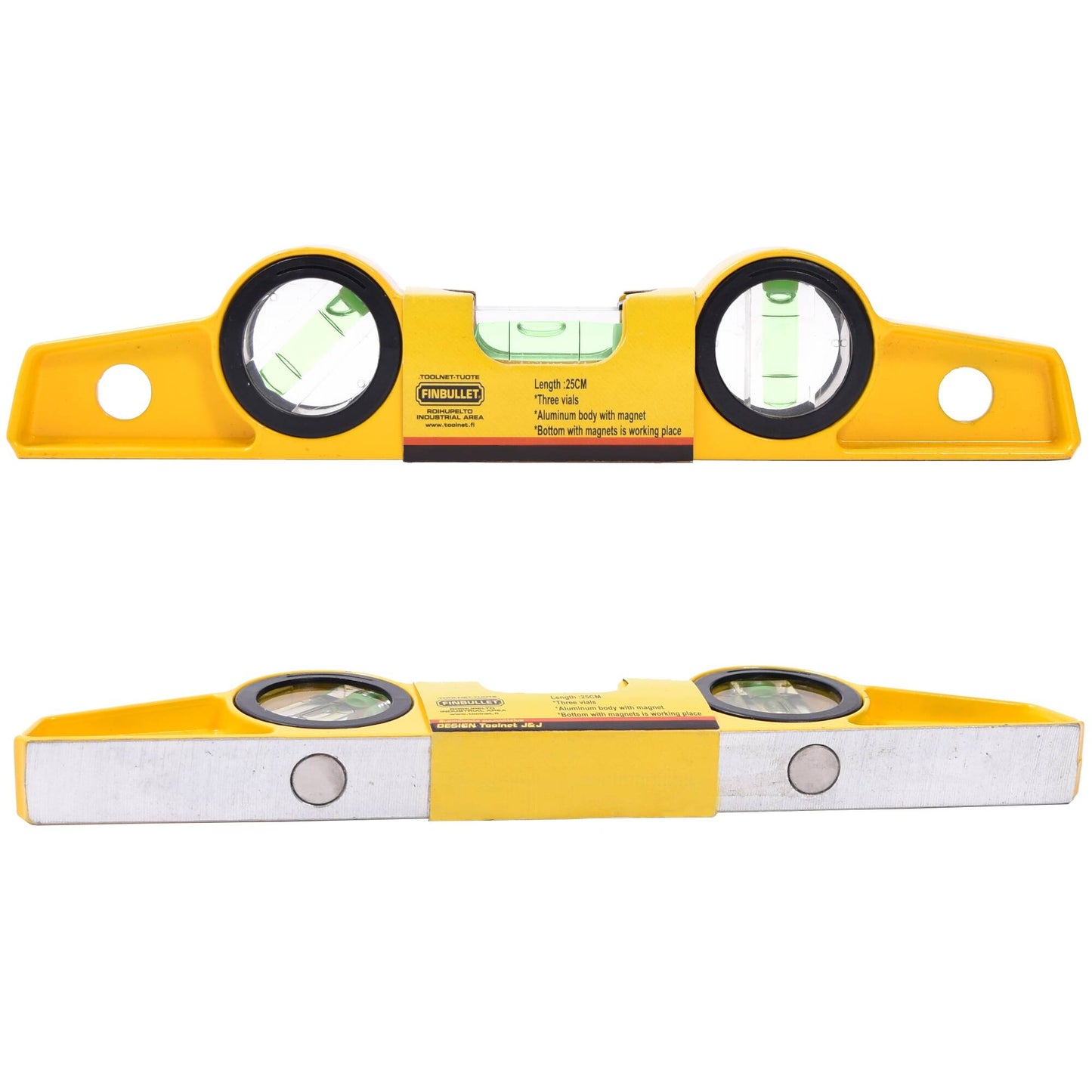 Finbullet Vatupassi 25cm Magneetilla