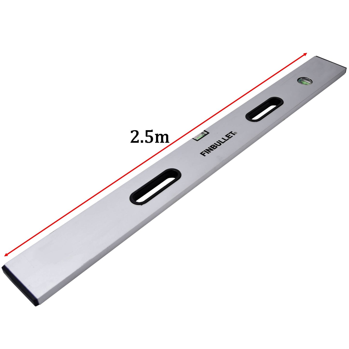 Finbullet Alumiinilinjari 2.5 m kahvoilla