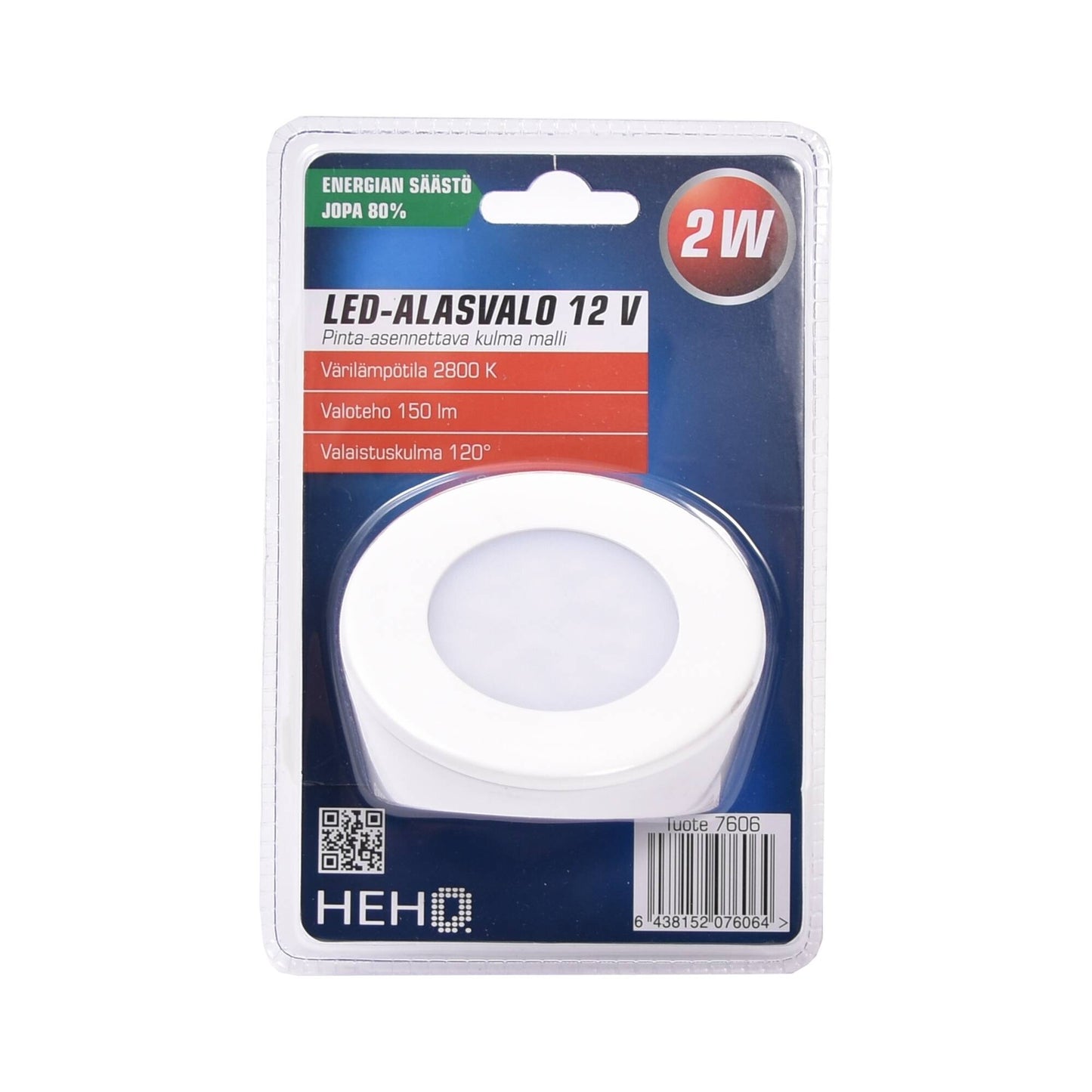 HEHQ LED downlight 12V 2.2W with 90 mounting angle