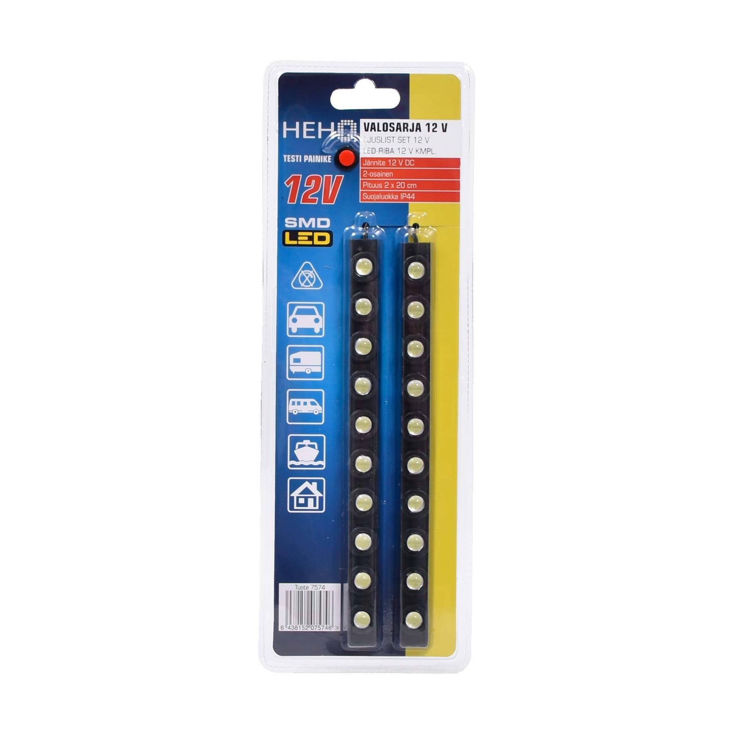 HEHQ LED-valolistasarja 12V